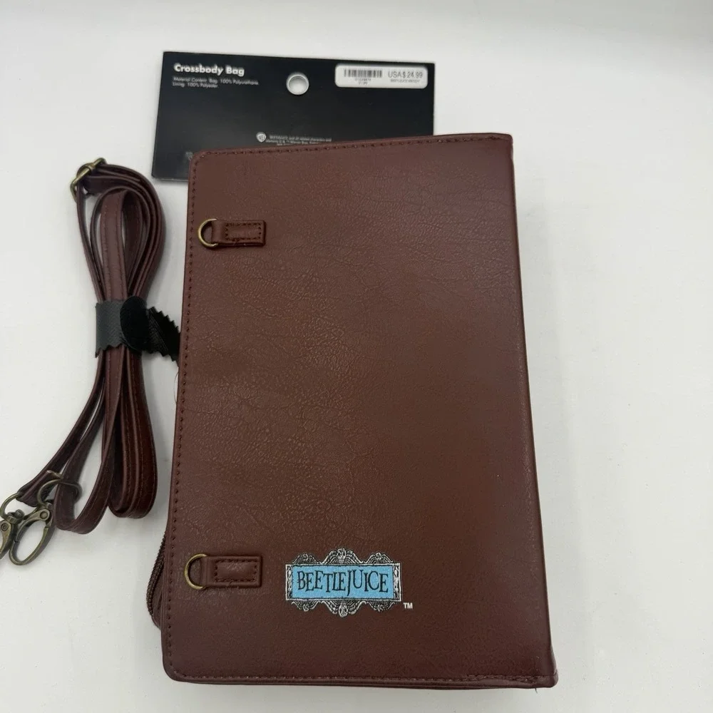 Beetlejuice Handbook for the Recently Deceased Crossbody Bag Purse NWT Satchel